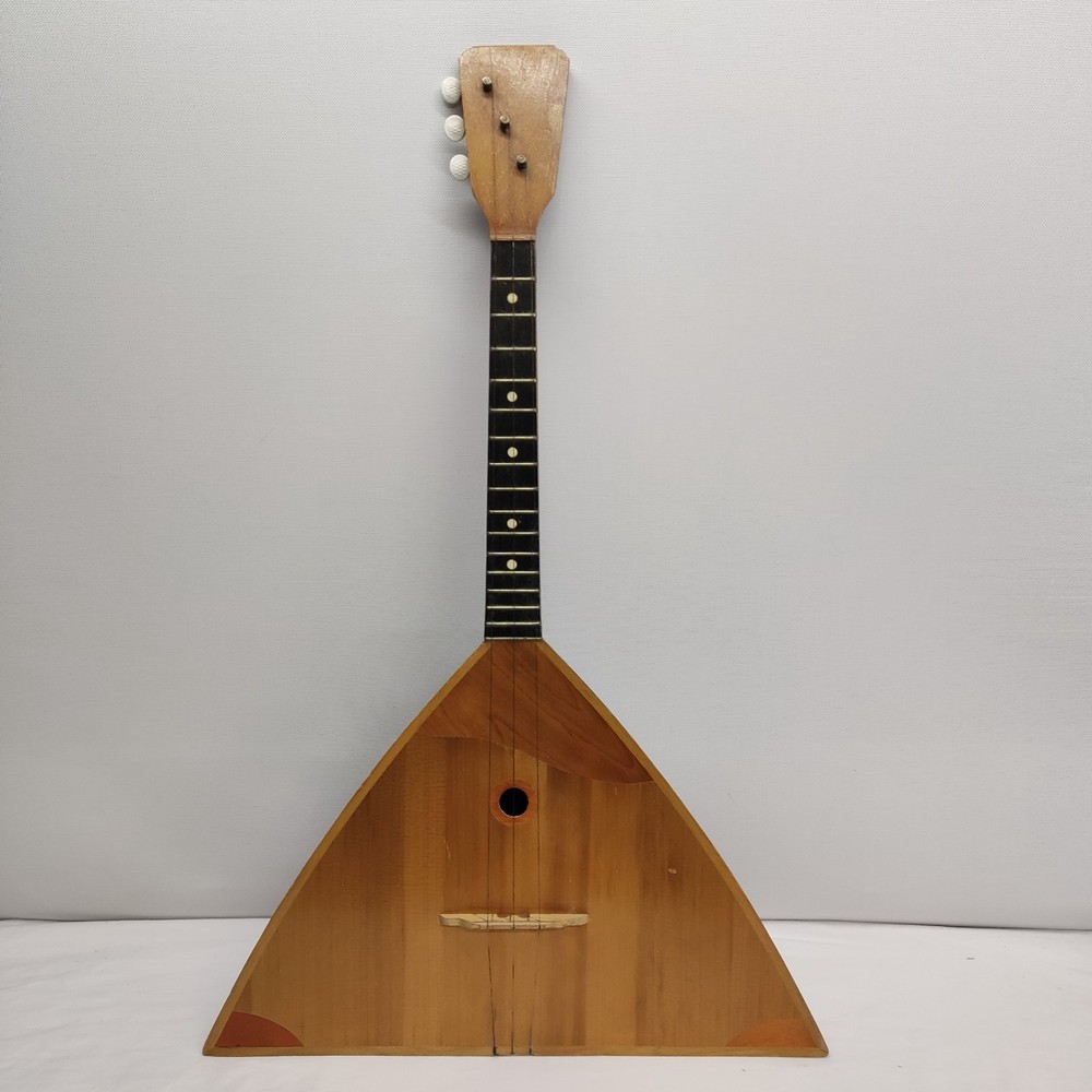 BALALAIKA GUITAR 3 STRINGS RUSSIAN FOLK MUSIC INSTRUMENT