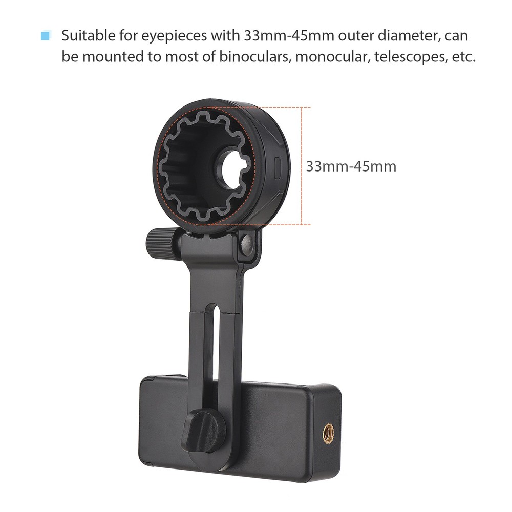 Telescope Phone Adapter Universal Smartphone Mount For Binoculars Monocular