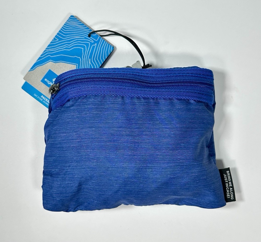 Eagle Creek Packable Daypack Pacific Blue Ultralight Foldable Travel Backpack