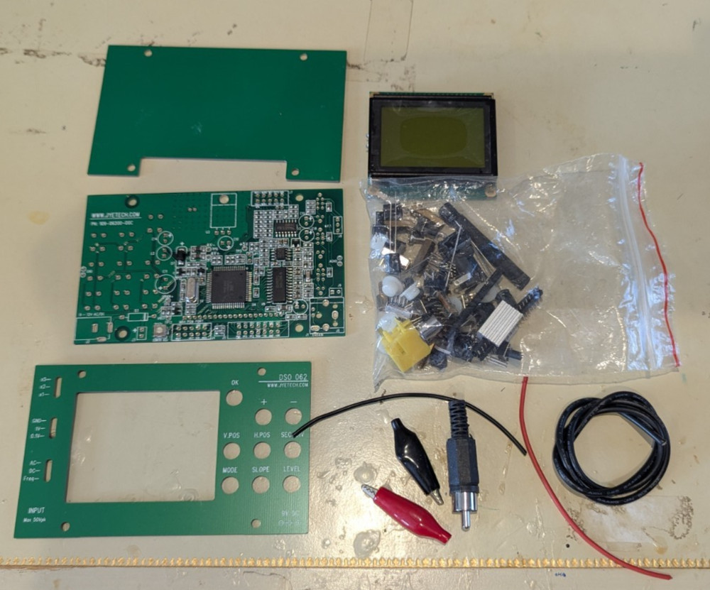JY Tech DSO 062 Oscilloscope DIY Kit
