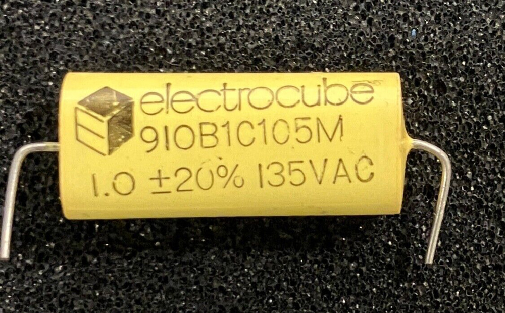 (6pcs)-Electrocube 1.0 uF Metallized Polypropylene Capacitor. For Audio Design !
