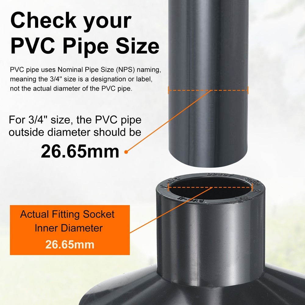 3pcs Reduce Coupling 2 x 3/4" Increaser/Reducer Coupling Pipe Fitting