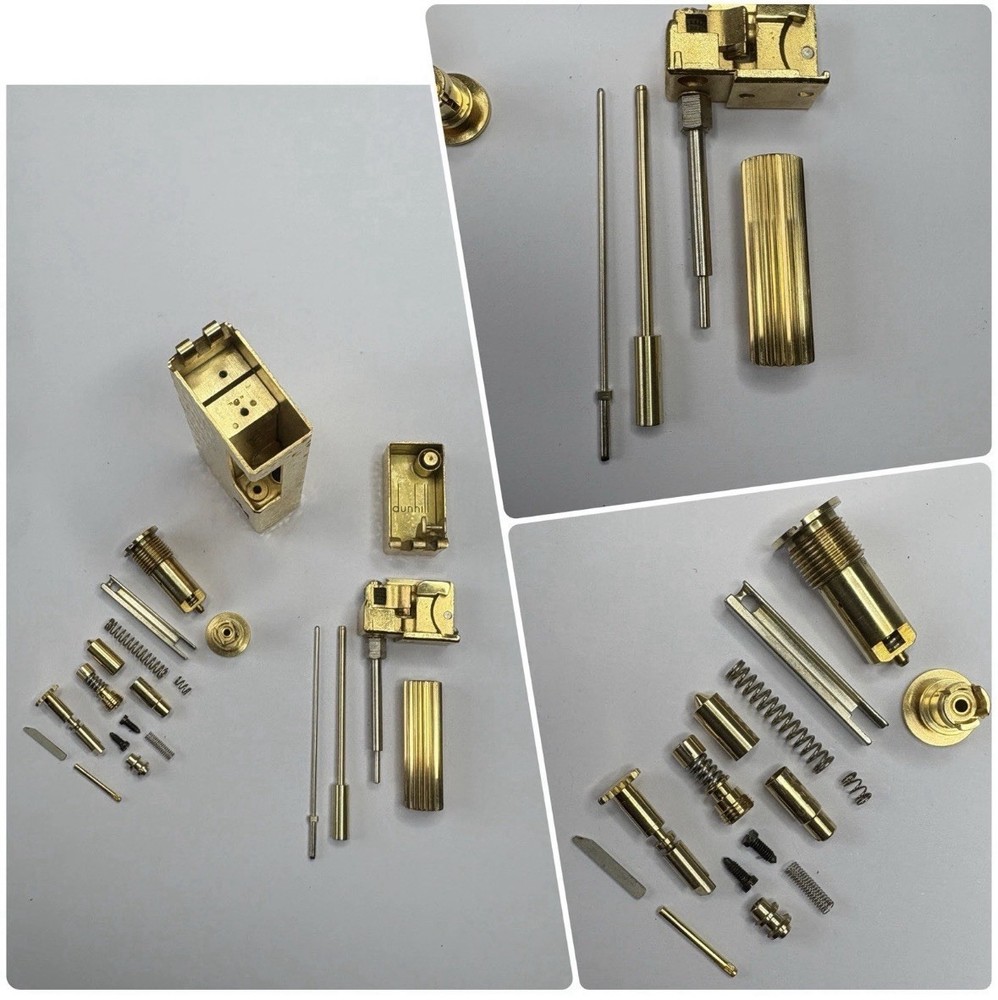 MINT Dunhill Gold ‘Bark’ Rollagas Lighter- Fully Overhauled