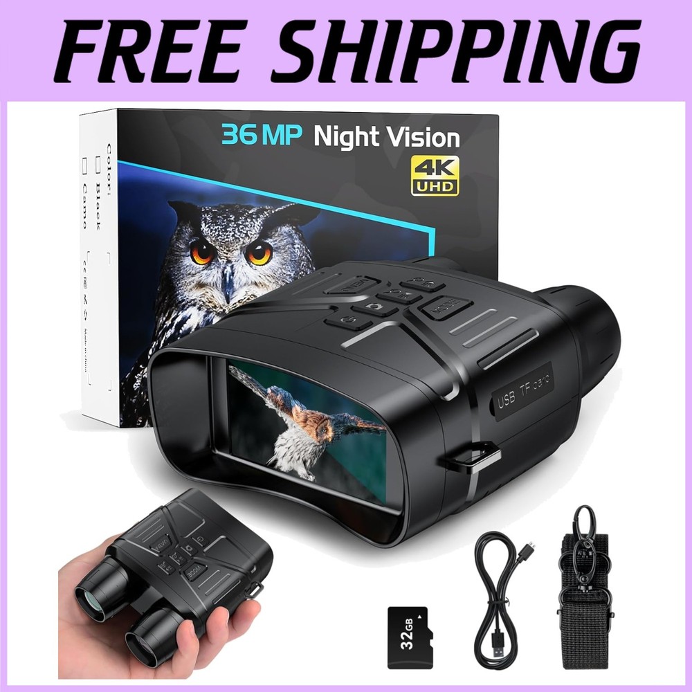 Motion Detection Night Vision Binoculars with IR Illuminator