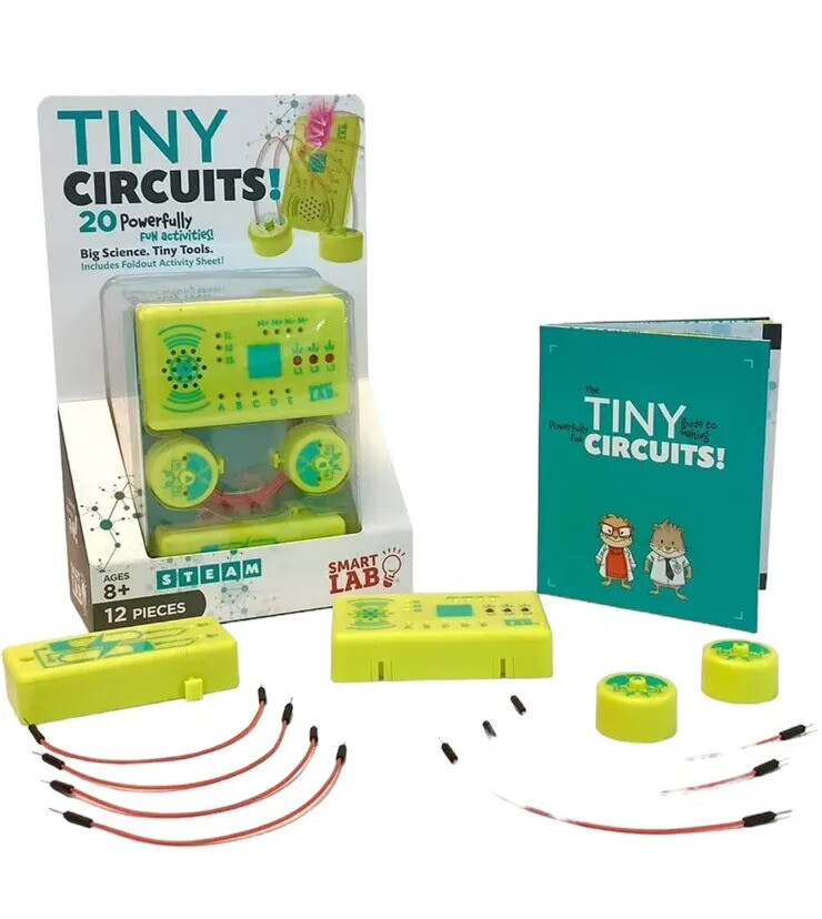 NEW SmartLab Tiny Circuits STEM Kit – 12-Piece Electronics Set, MSRP $29.99