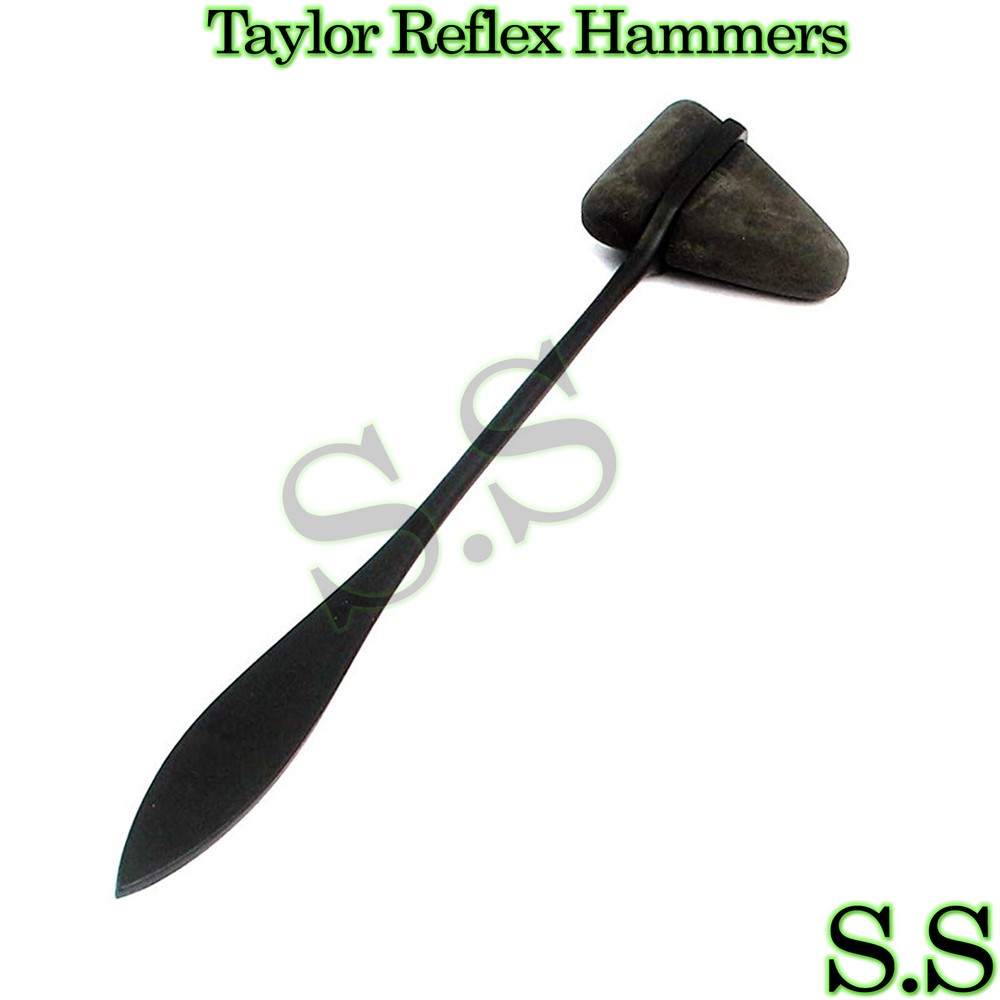Black Taylor Percussion (Reflex) Hammers - Medical Surgical Instruments