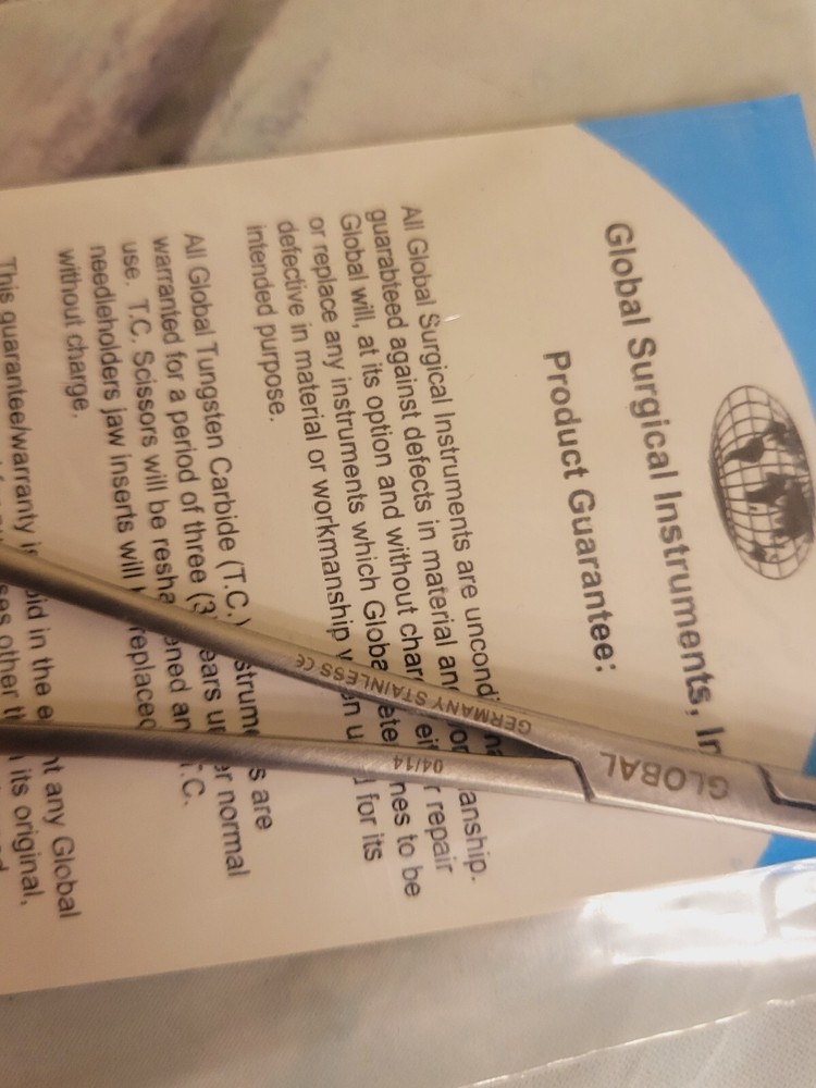 NEW Mixter Forceps Fully Curved Delicate 5 1/4" Germany