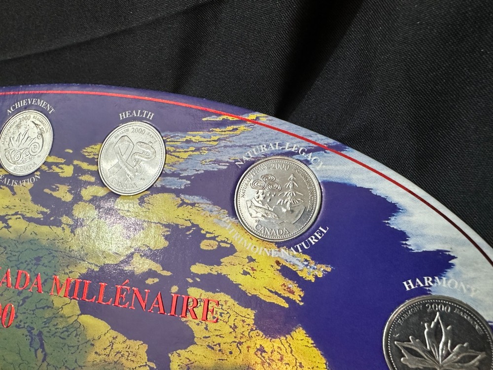 Millenium Quarters Collection 2000 Wide Board Map with Ingenuity, Pride etc.