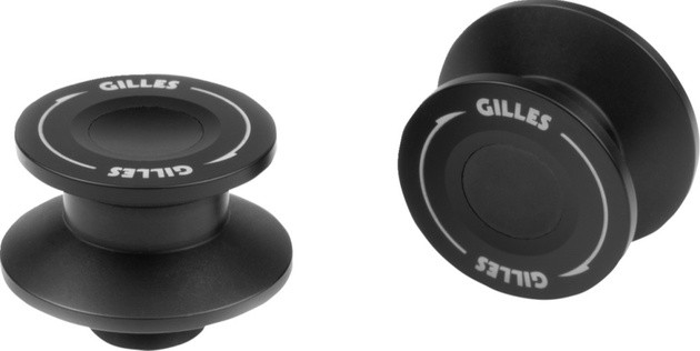 Gilles Tooling PSA2 Swingarm Spools M6 Black #PSA2-M6-BD