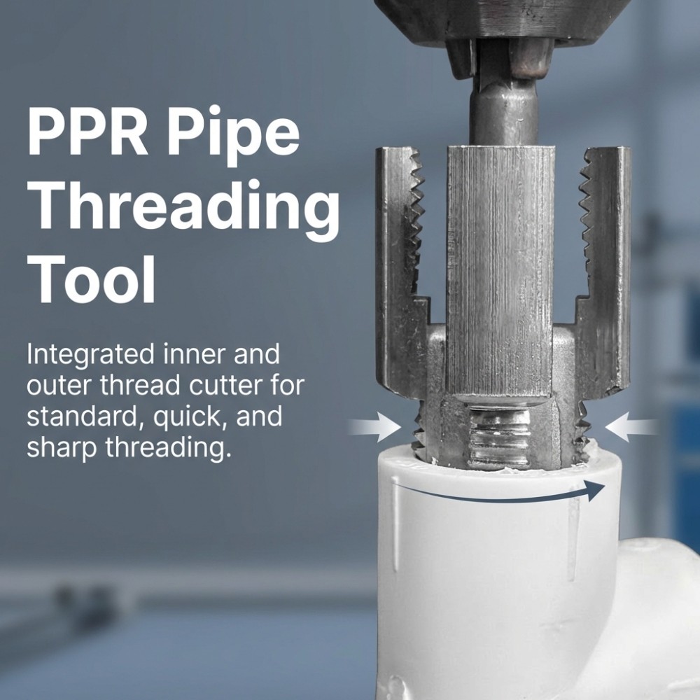 Professional Pipe Threader Tool for Internal and External Plumbing Threads