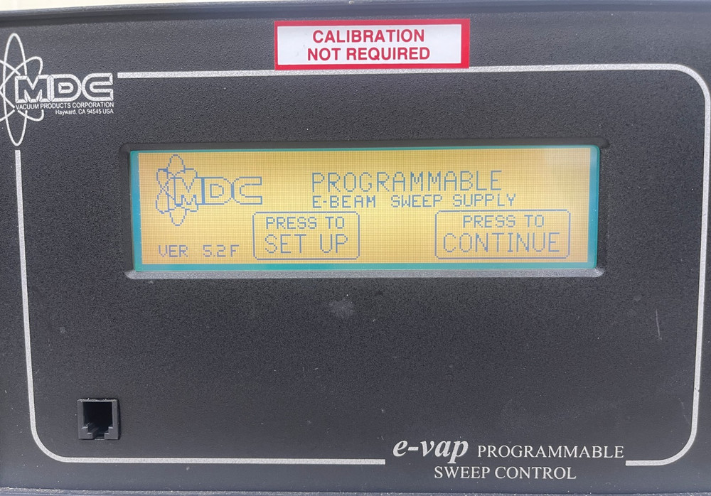 MDC e-vap Source Control 500-161 / Programmable Sweep Control