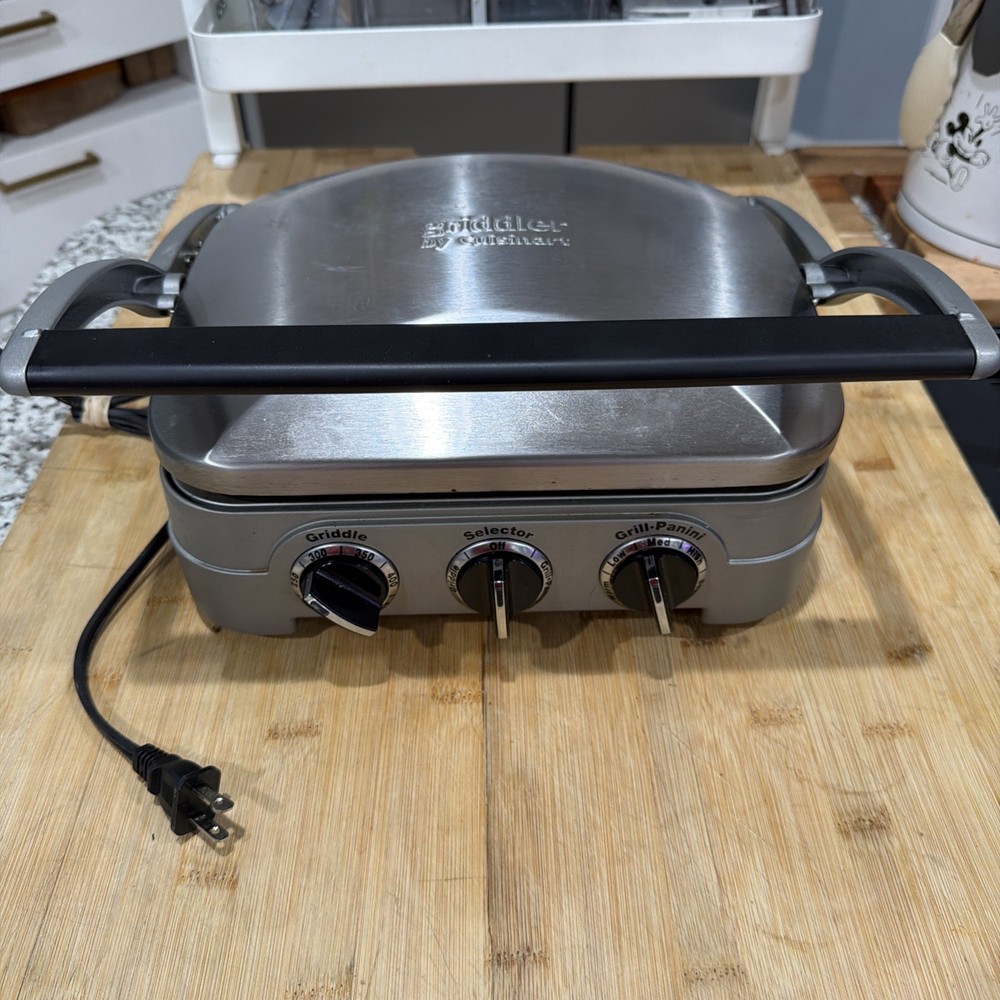 Cuisinart Griddler Model GR-4N 5-in-1 Grill Griddle Panini Maker *