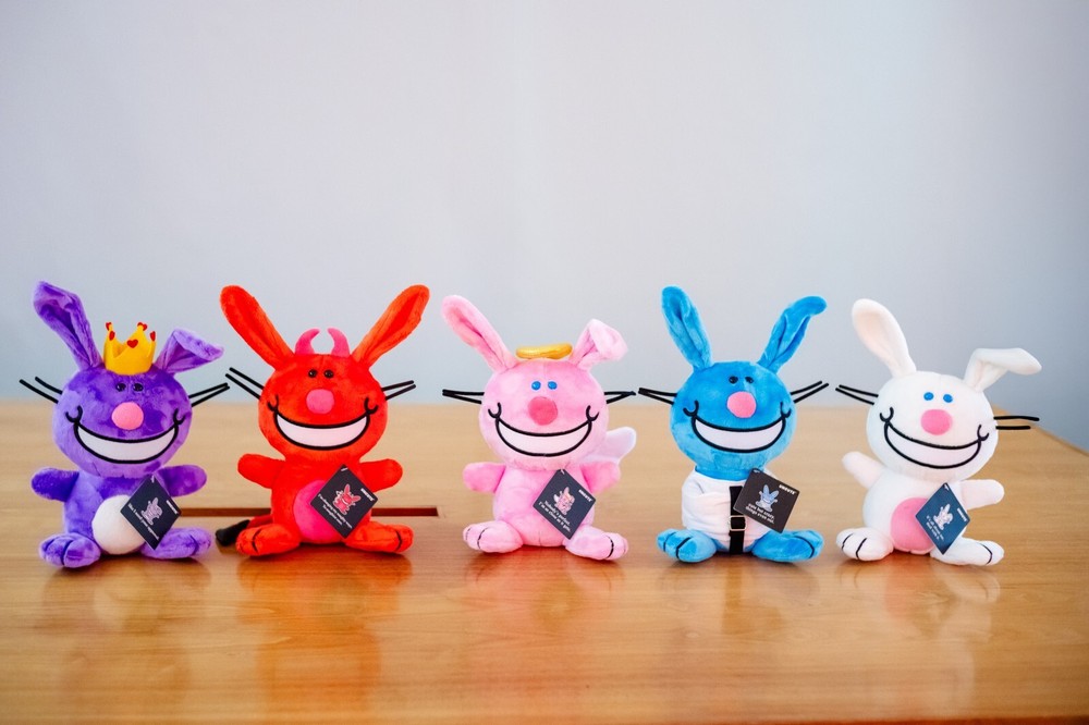 It's Happy Bunny ® - Straitjacket Plushie