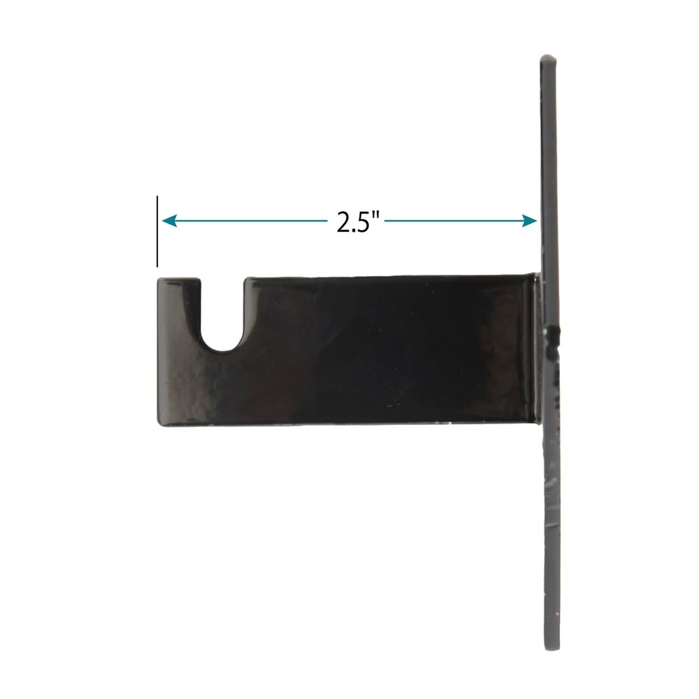 Wire Grid Panel 2' x 4' with 4 Mounts Black Display Craft Wire Grid Storage Pots