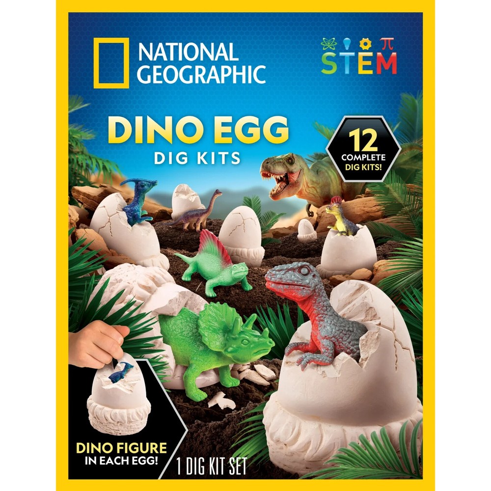National Geographic Dino Egg Dig Kits