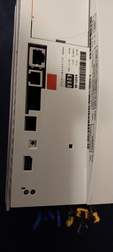 Kuka KSD1-48 Type E93DA123I4B531 Servo Drive Controller PLC Robot