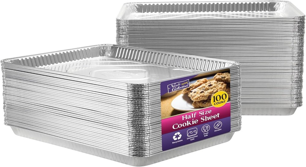 Aluminum Pans Half Size Cookie Sheet Durable Nonsti Baking Sheets