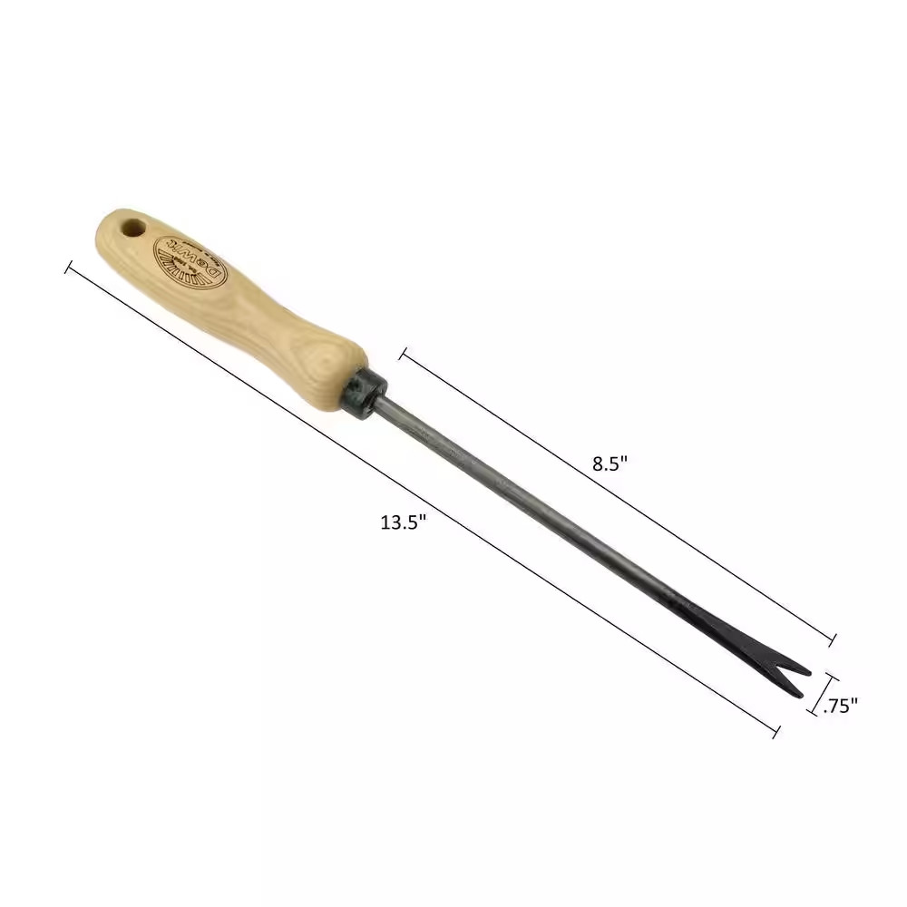 5 In. X 14 In. L Handle Dandelion Weeder
