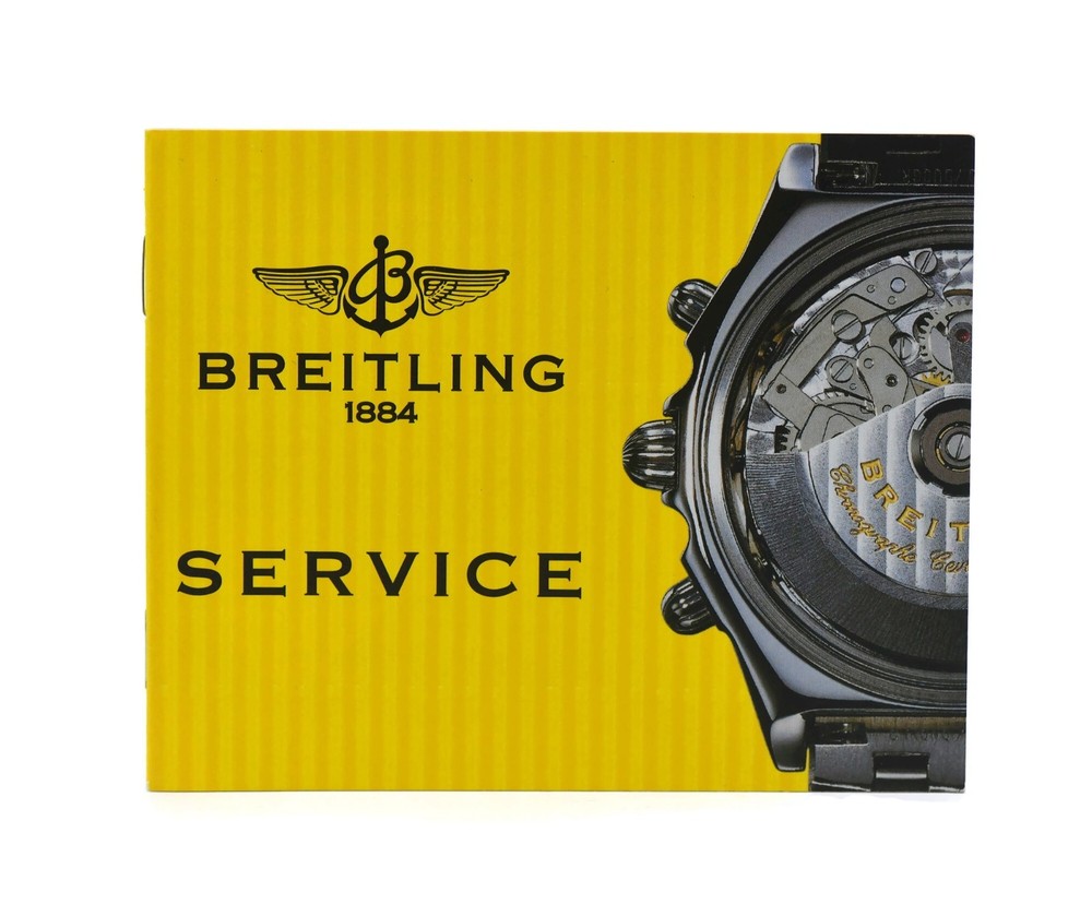 Breitling Service Booklet Manual