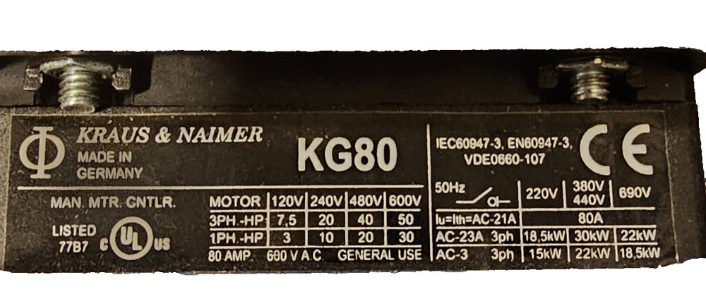 Kraus & Naimer KG80 Isolator Switch