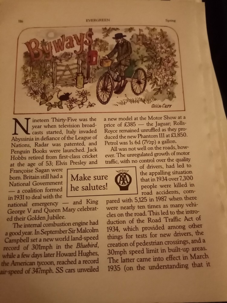 Xm50  Ephemera 1990 Article The A A Automobile Association