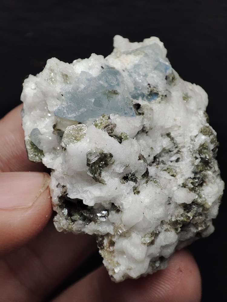 Alkali Beryl Crystal On Matrix With Nice Terminations-Pak.