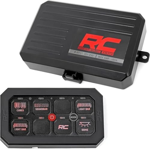 8-Gang Bluetooth RGB Backlit Switch Panel & Relay System - Universal Light &