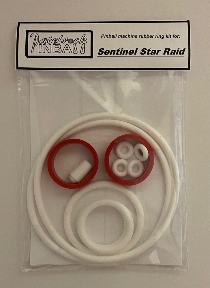 1978 Sentinel Star Raid Pinball Machine Rubber Ring Kit