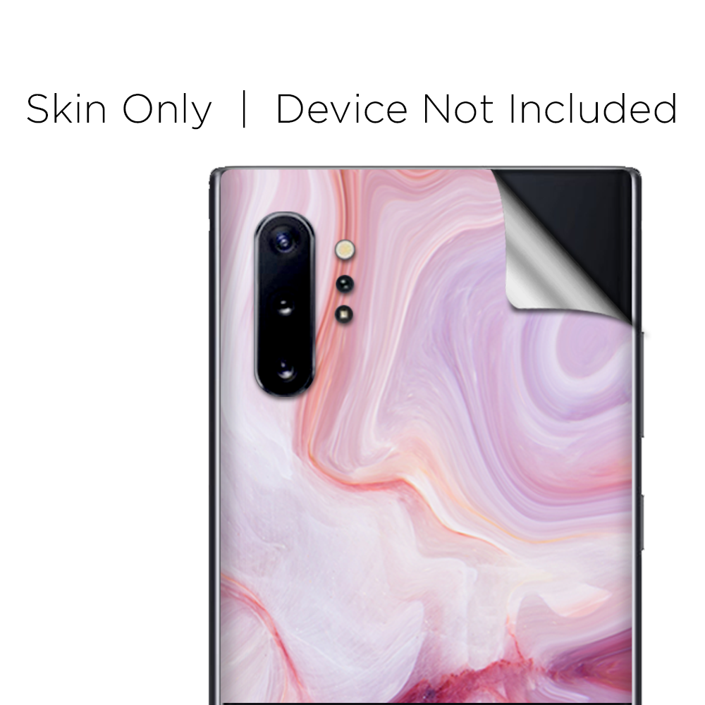 Skins Decal Wrap for Samsung Note 10 Plus Pink Stone Marble Geode