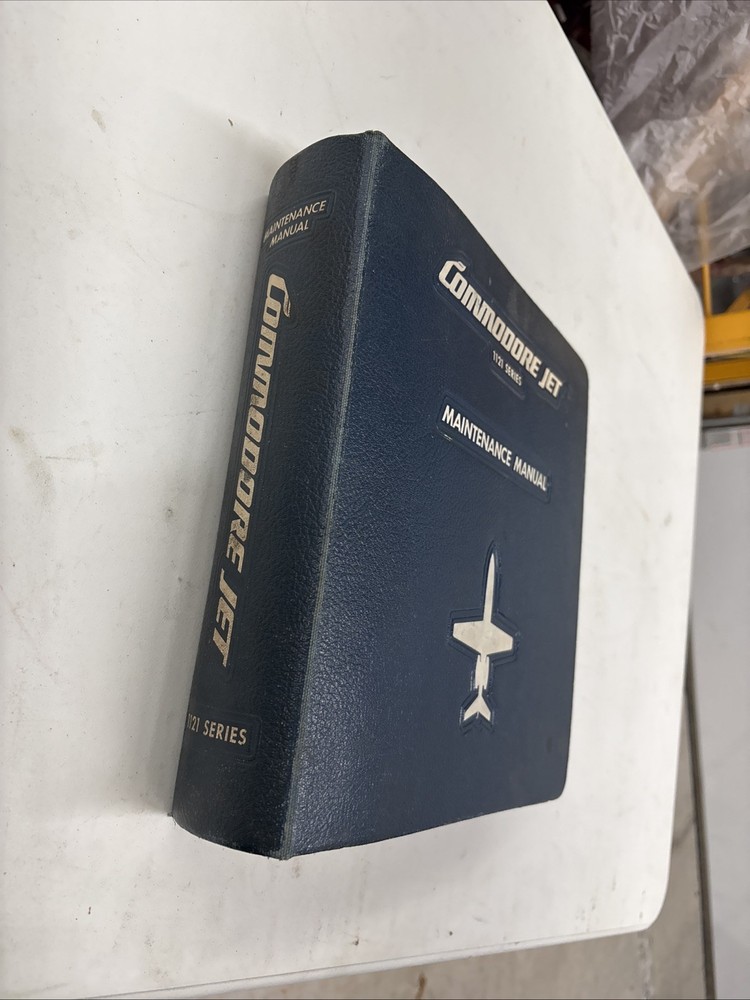 Commodore Jet 1121 Series Maintenance Manual Original