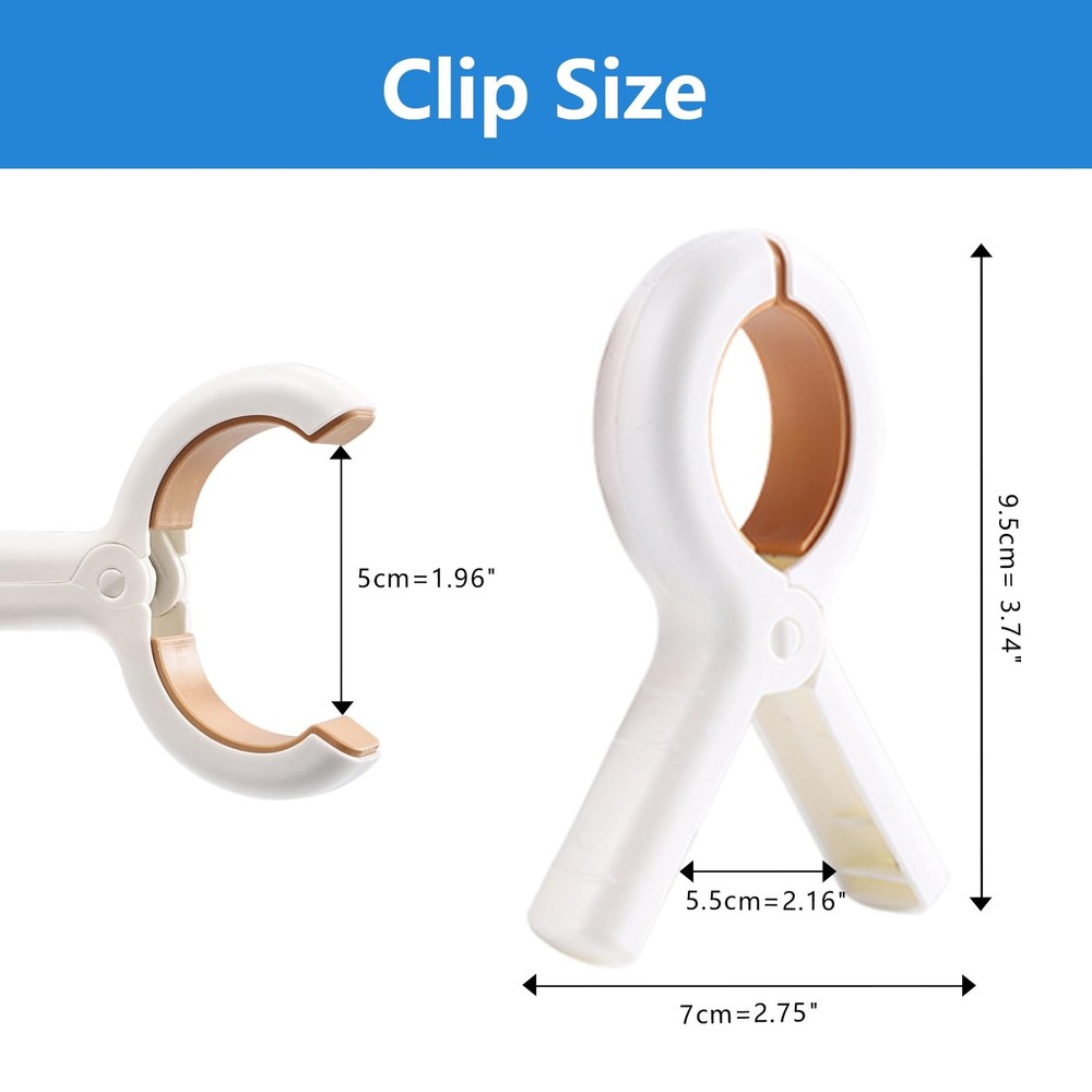 12 Pack Beach Towel Clips Windproof Plastic Strong Grip for Pool Chairs