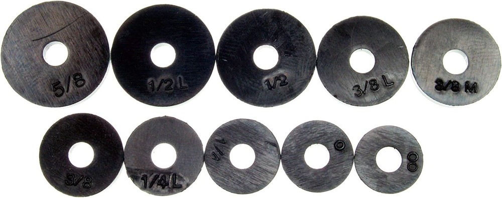 DANCO Assorted Flat Washer PRO Set, Black, 100-Piece (34441)