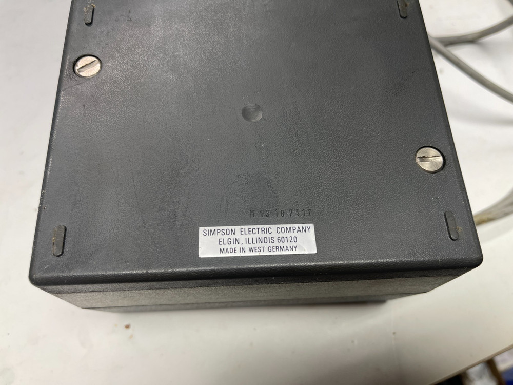 Simpson 400-2 High Voltage Insulation Tester