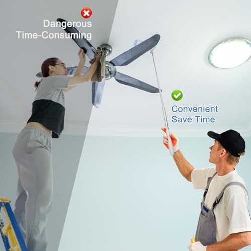 Duster Refill Kit with 6 ft Super Extendable 20 Count+ 6FT Extended Handle