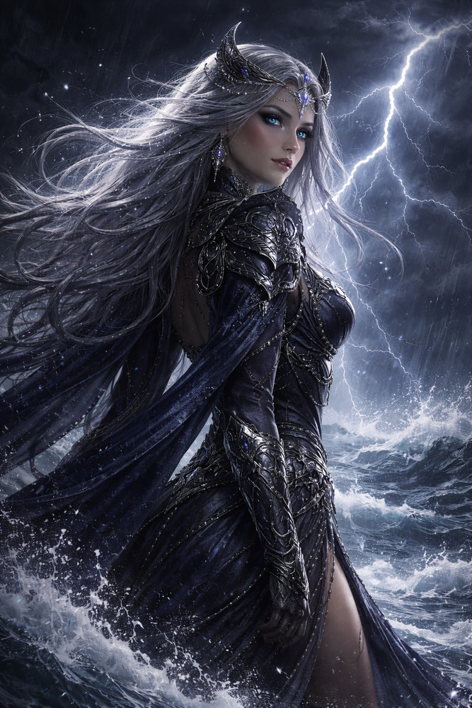 LAYTHARA The Stormbound Marid Empress
