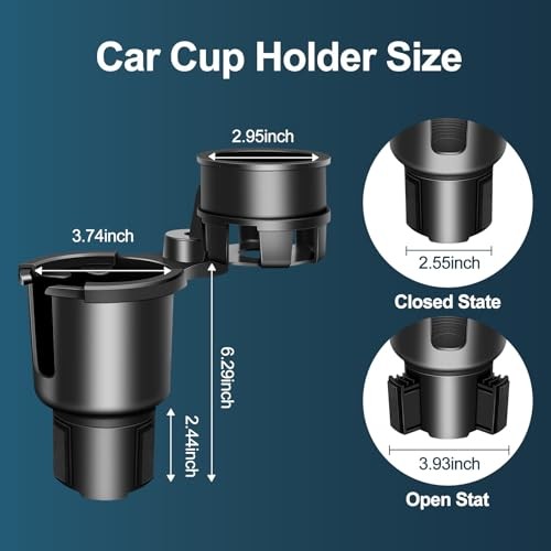 Car Cup Holder Expander, Cup Holder Expander, Cupholder Expander with