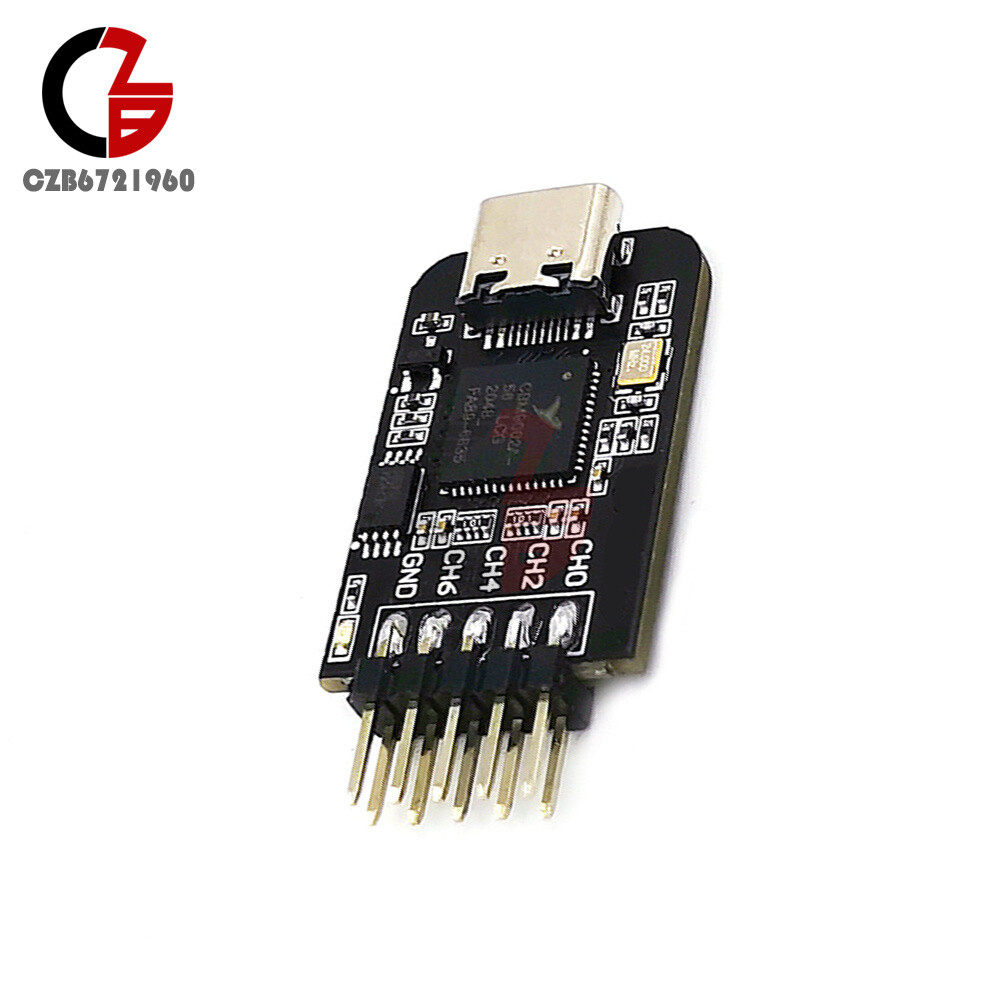 Mini Logic Analyzer Type C MCU Arm FPGA Debugging Tool 24m Sampling 8-Channels