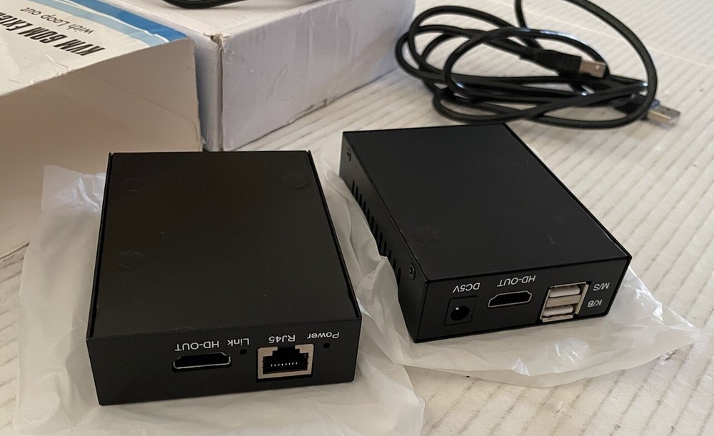 KVM 60M Extender With Loop Out