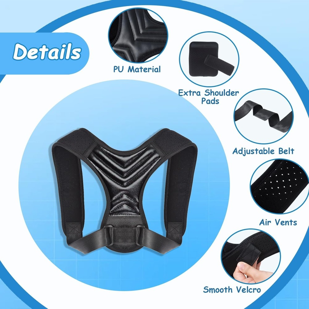 King Mills Plus Size Back Brace, Back Brace Posture Corrector for Women, and ...