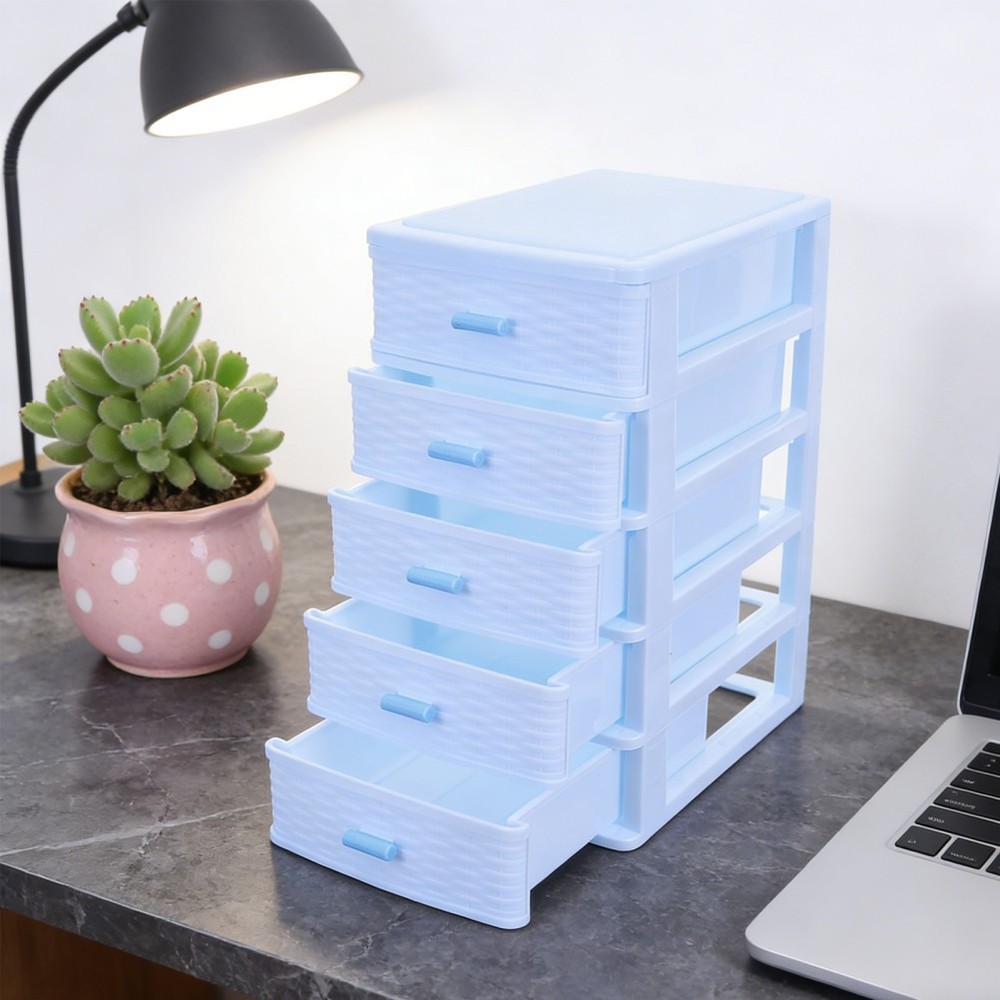 Desktop Drawer Storage Cabinet Cosmetics Organizer Decorative Makeup