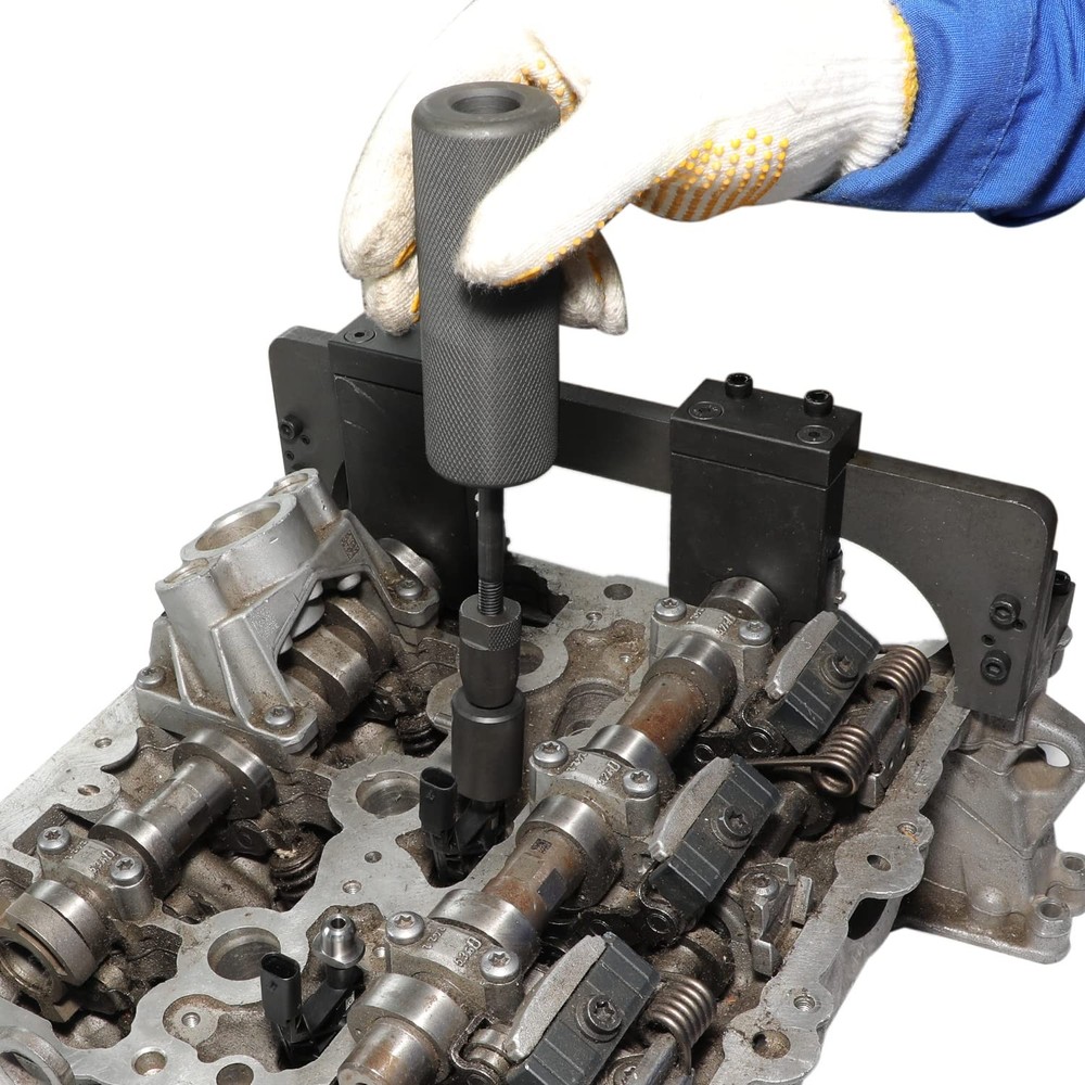 Fuel Injector Removal Tool with Slid Harmmer Puller Seal Replace Set