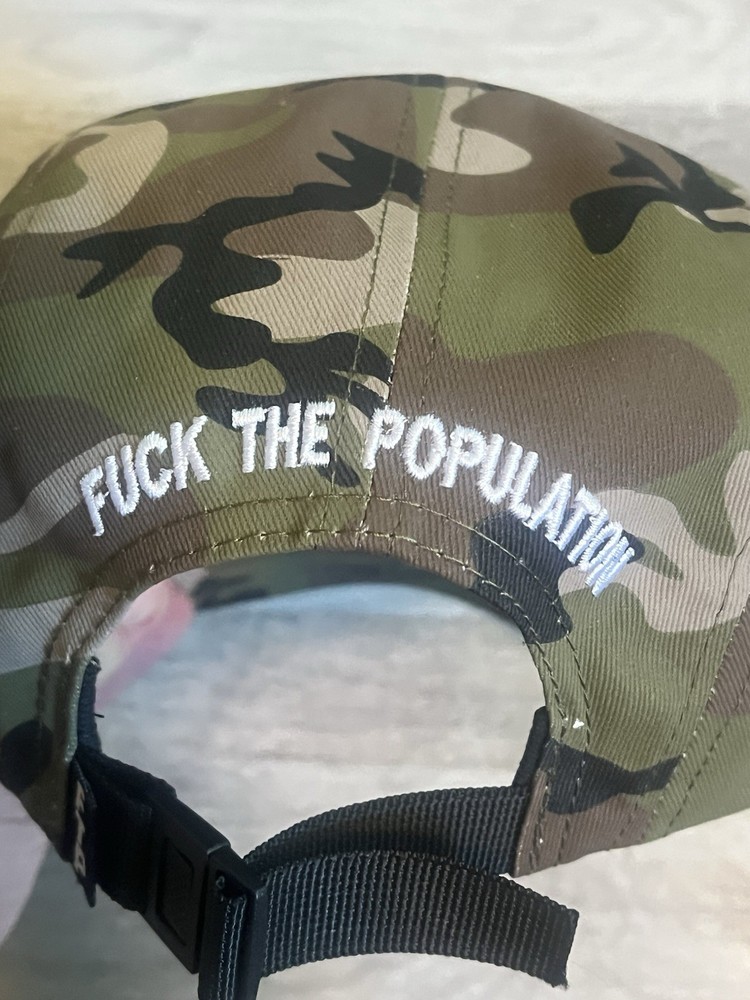 FTP detachable LOGO CAMP HAT(BLACK
