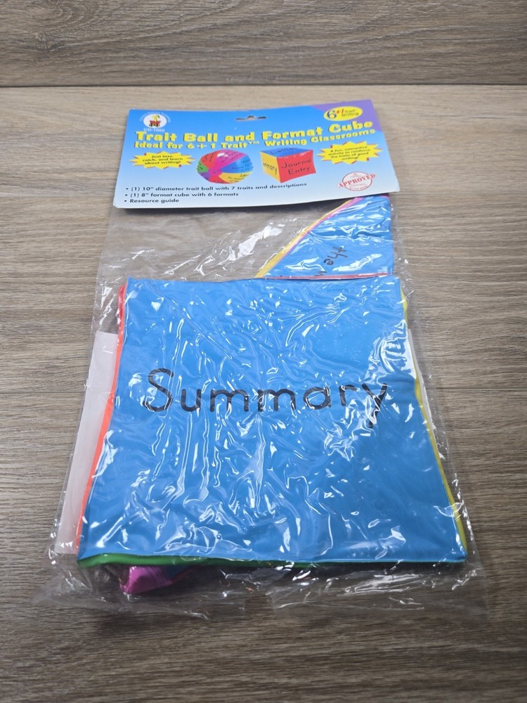Writing Trait Ball & Format Cube. Cd-1055. Education Teacher Resource