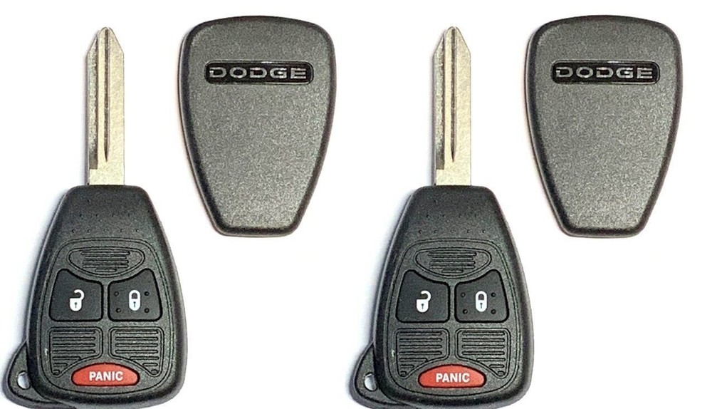 X2 Remote Head Key Shell for Dodge  3 Button Removable Blade A+ Quality