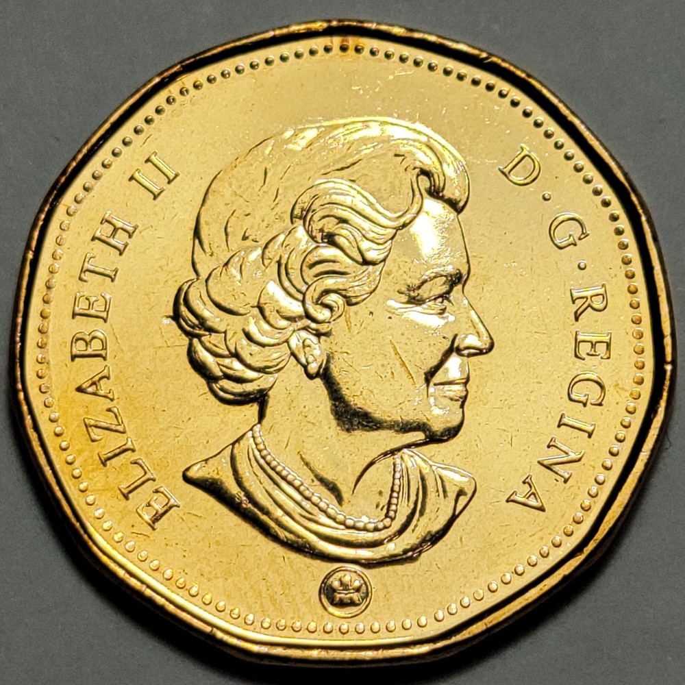BOTH 2012 NO Security & Security CANADA 1 Dollar UNC Old & New Generation Loonie