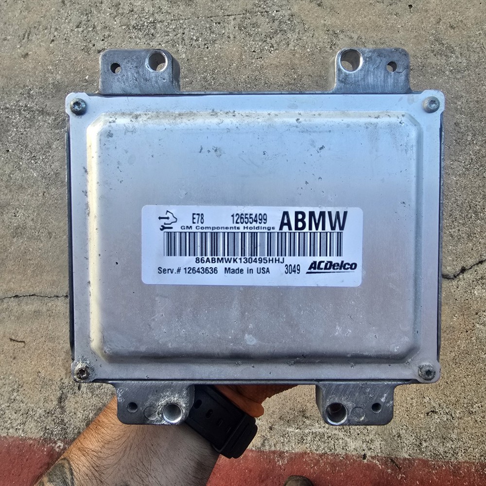 2012 2015 Chevrolet Cruze Engine Control Module Unit Ecm 12655499