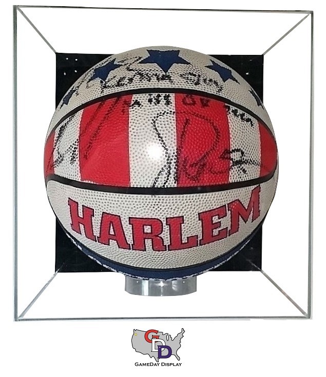 Acrylic Full Size Basketball Display Case Wall Mount Cube NBA NCAA C