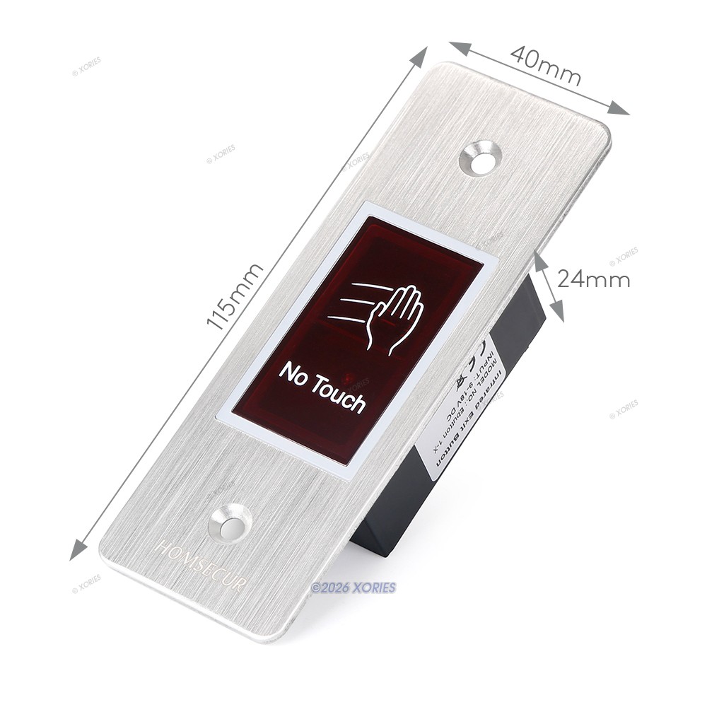 HOMSECUR IP66 APP WIFI RFID Access Control Set NO Strike Lock
