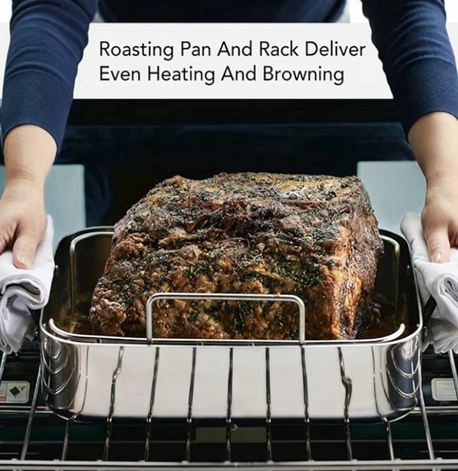 KitchenAid 5 Ply Roasting Pan With Rack