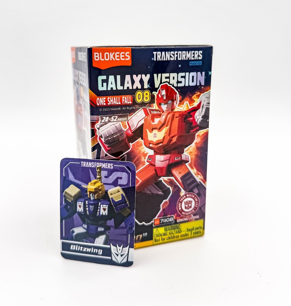 Blokees Transformers Galaxy Version Vol. 08 - Blitzwing Model Kit - New!